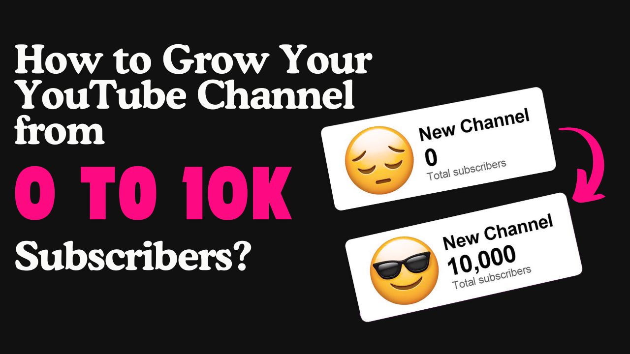 How to Grow Your YouTube Channel from 0 to 10K Subscribers?
